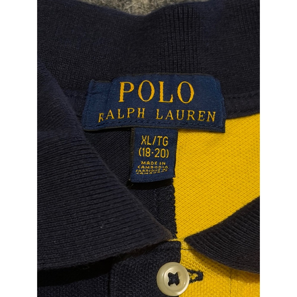 Polo Ralph Lauren Boys 4pc Lot Camo Tee Quilted Vest Colorblock Polo Jeans 16-20 - Picture 11 of 11